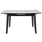 Masa extensibila BERLIN OCN-28507, alb/negru