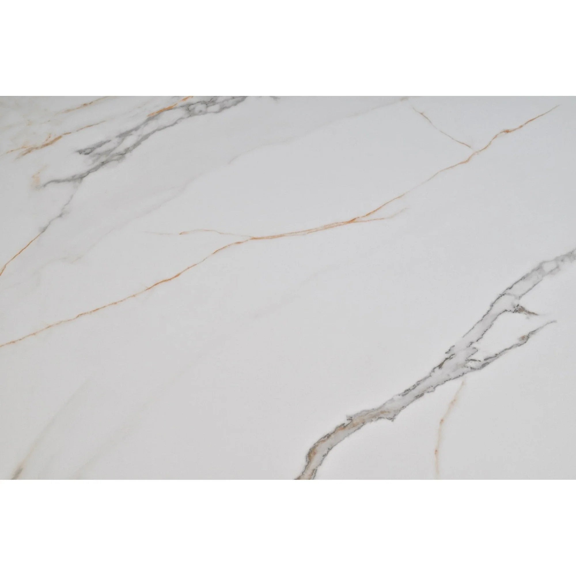 Masa extensibila BERLIN OCN-28507, alb/negru