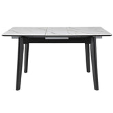 Masa extensibila BERLIN OCN-28277, alb/negru