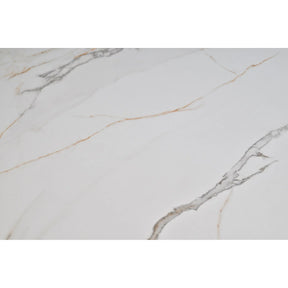 Masa extensibila BERLIN OCN-28276, alb/negru