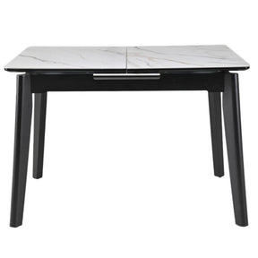 Masa extensibila BERLIN OCN-28276, alb/negru