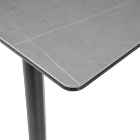 Masa extensibila BERLIN OCN-28274, gri/negru