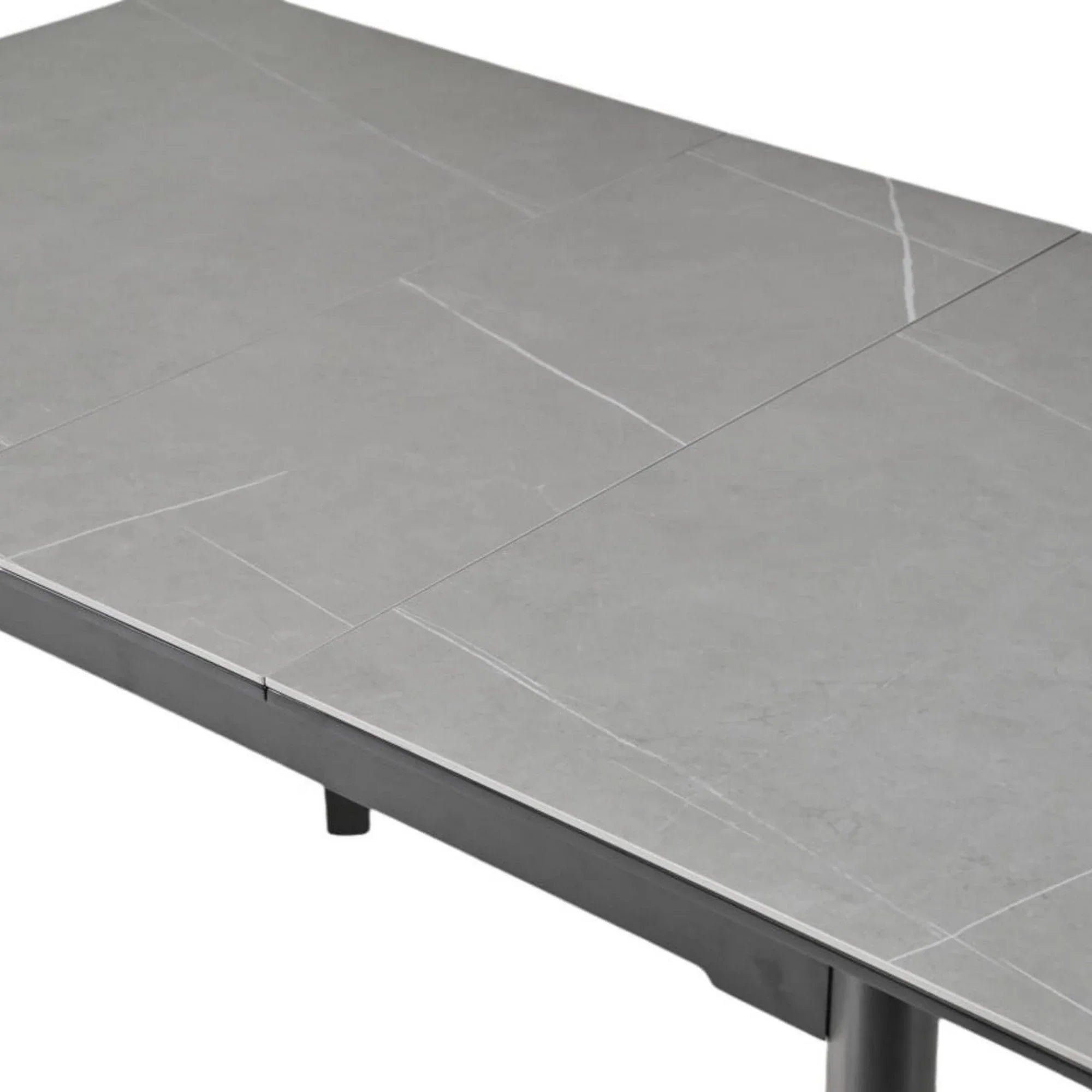 Masa extensibila BERLIN OCN-28511, gri/negru