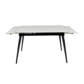 Masa extensibila BERLIN OCN-28269, alb/negru