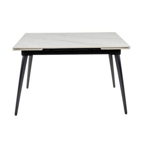 Masa extensibila BERLIN OCN-28269, alb/negru