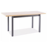 Masa extensibila DETROIT OCN-39318, stejar artisan/negru