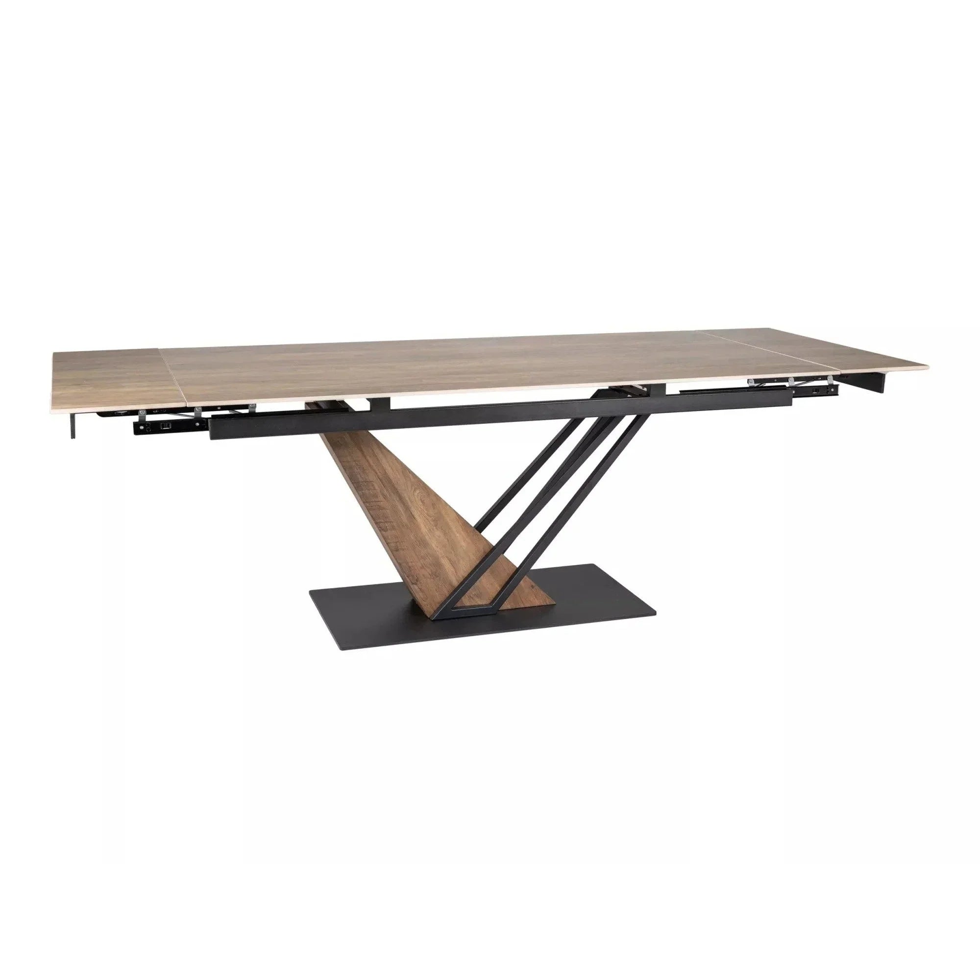 Masa extensibila DETROIT OCN-39329, stejar/negru