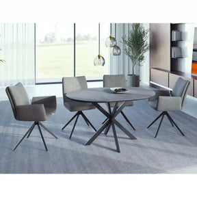 Masa extensibila DETROIT OCN-39336, gri mat