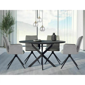 Masa extensibila DETROIT OCN-39338, negru mat