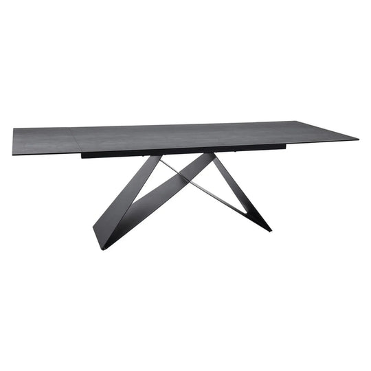 Masa extensibila DETROIT OCN-39349, gri/negru