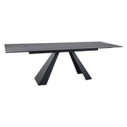 Masa extensibila DETROIT OCN-39351, gri deschis/negru