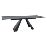 Masa extensibila DETROIT OCN-39351, gri deschis/negru