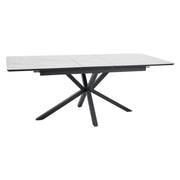 Masa extensibila DETROIT OCN-39353, alb/negru