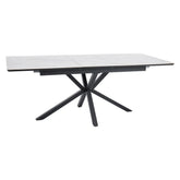 Masa extensibila DETROIT OCN-39353, alb/negru