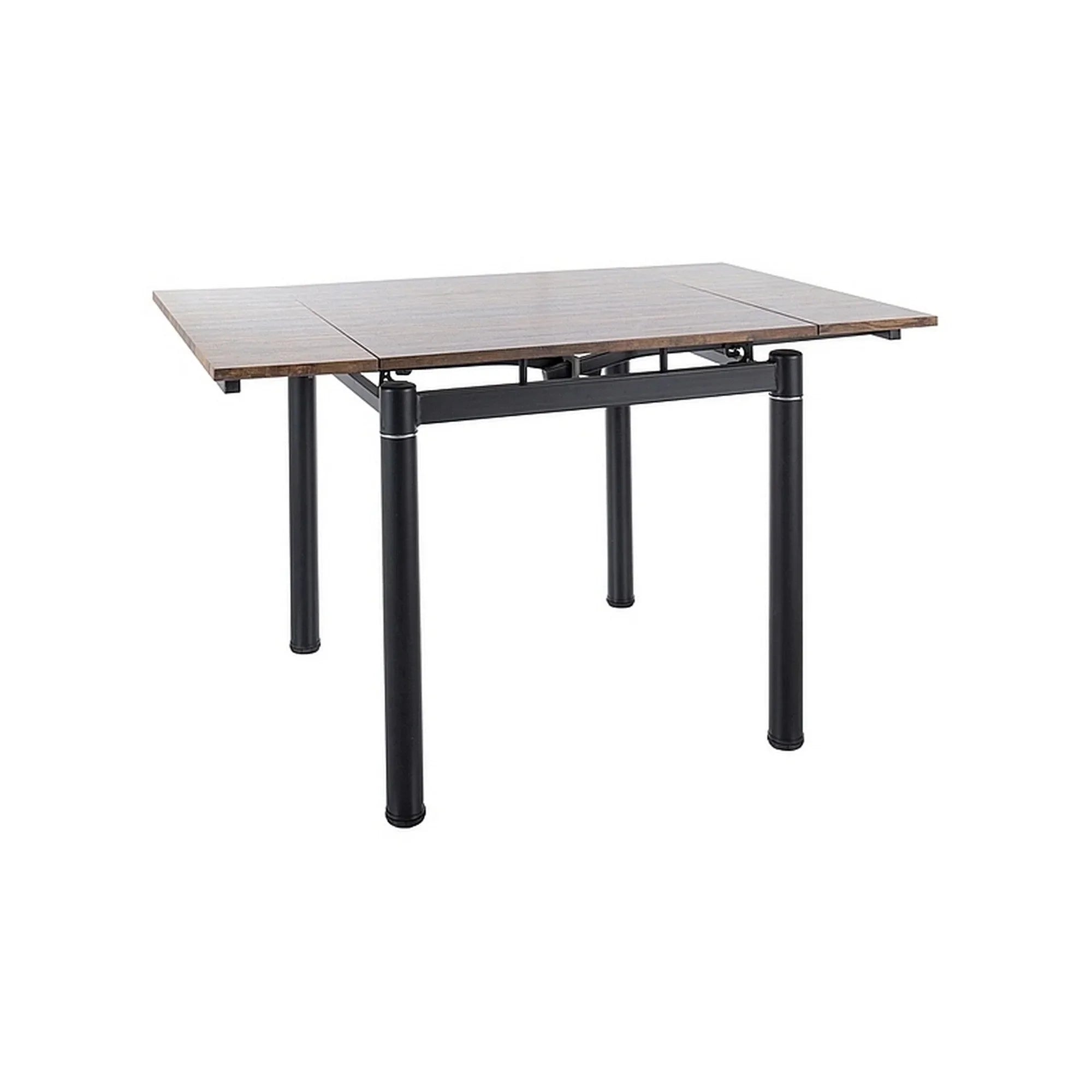 Masa extensibila DETROIT OCN-39355, nuc vintage/negru mat