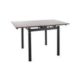 Masa extensibila DETROIT OCN-39355, nuc vintage/negru mat