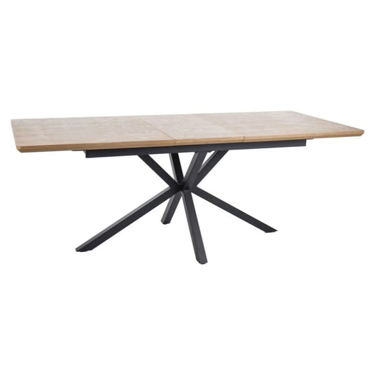 Masa extensibila DETROIT OCN-39356, stejar/negru