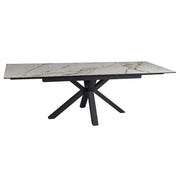 Masa extensibila DETROIT OCN-39370, alb/negru