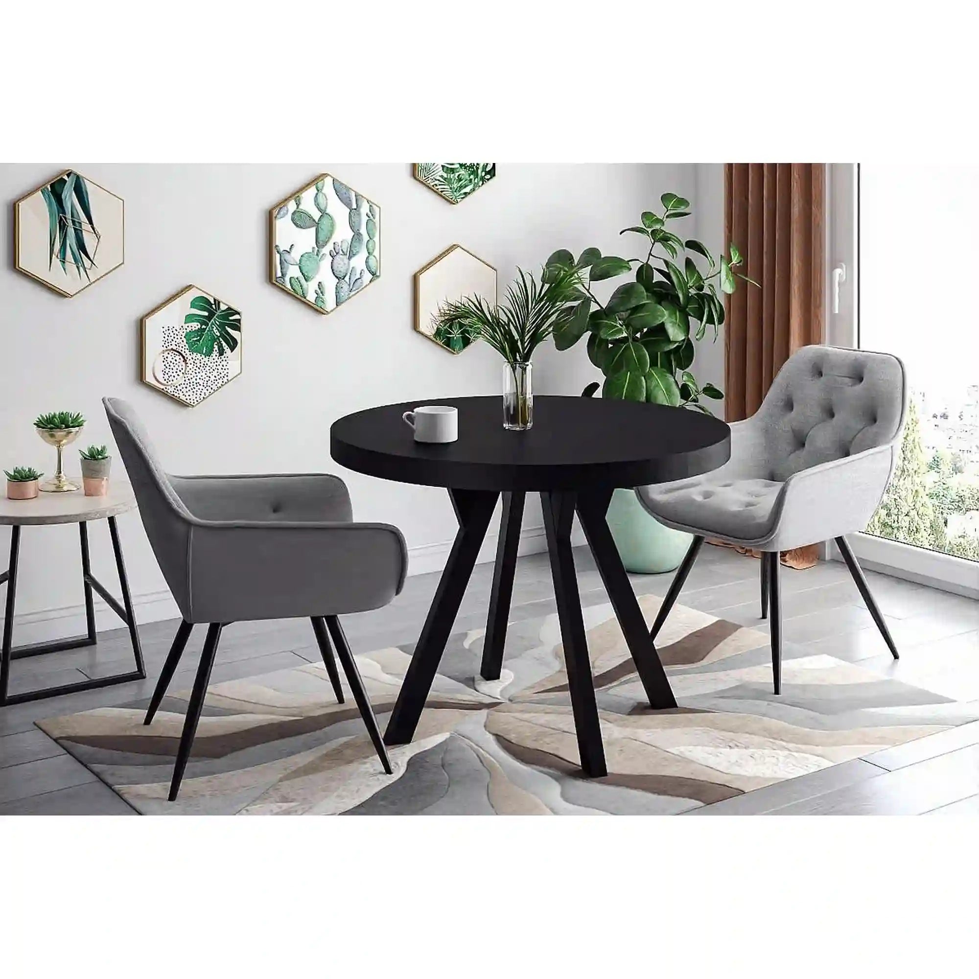 Masa extensibila DETROIT OCN-39377, negru