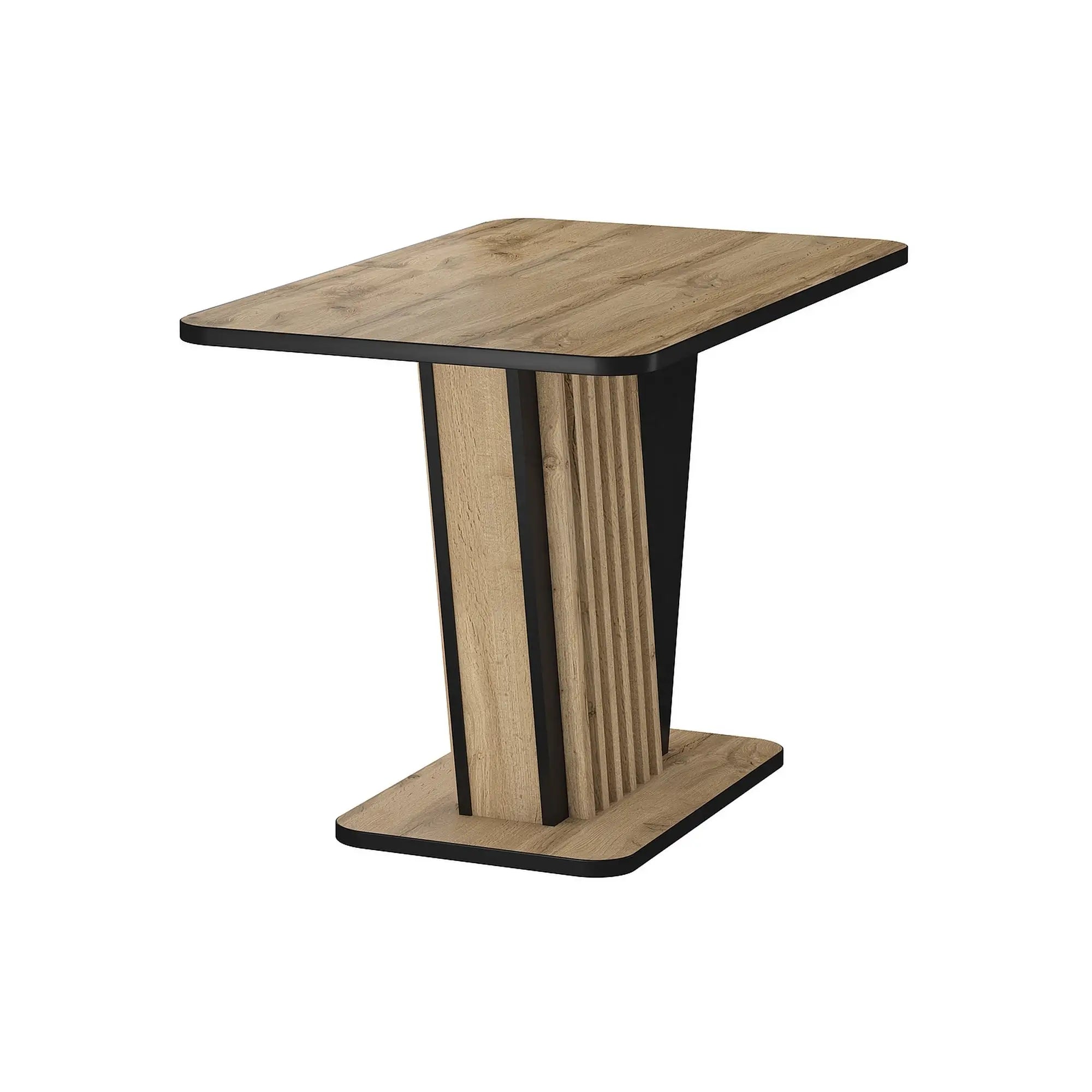 Masa extensibila DETROIT OCN-39379, stejar artisan/negru