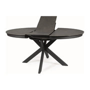 Masa extensibila DETROIT OCN-39400, gri inchis/negru mat