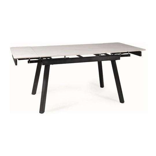 Masa extensibila DETROIT OCN-39401, crem/negru mat
