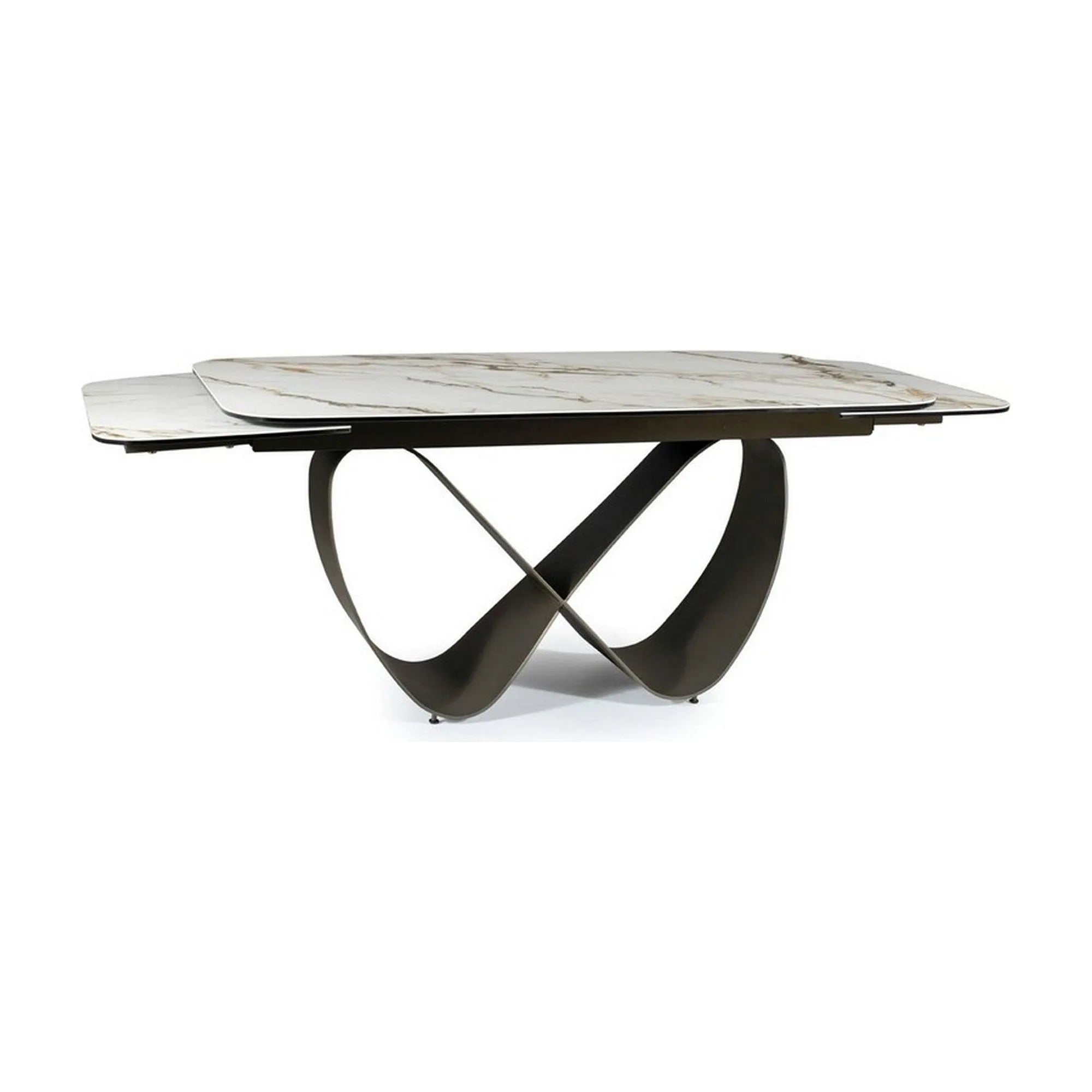 Masa extensibila DETROIT OCN-39403, alb/maro