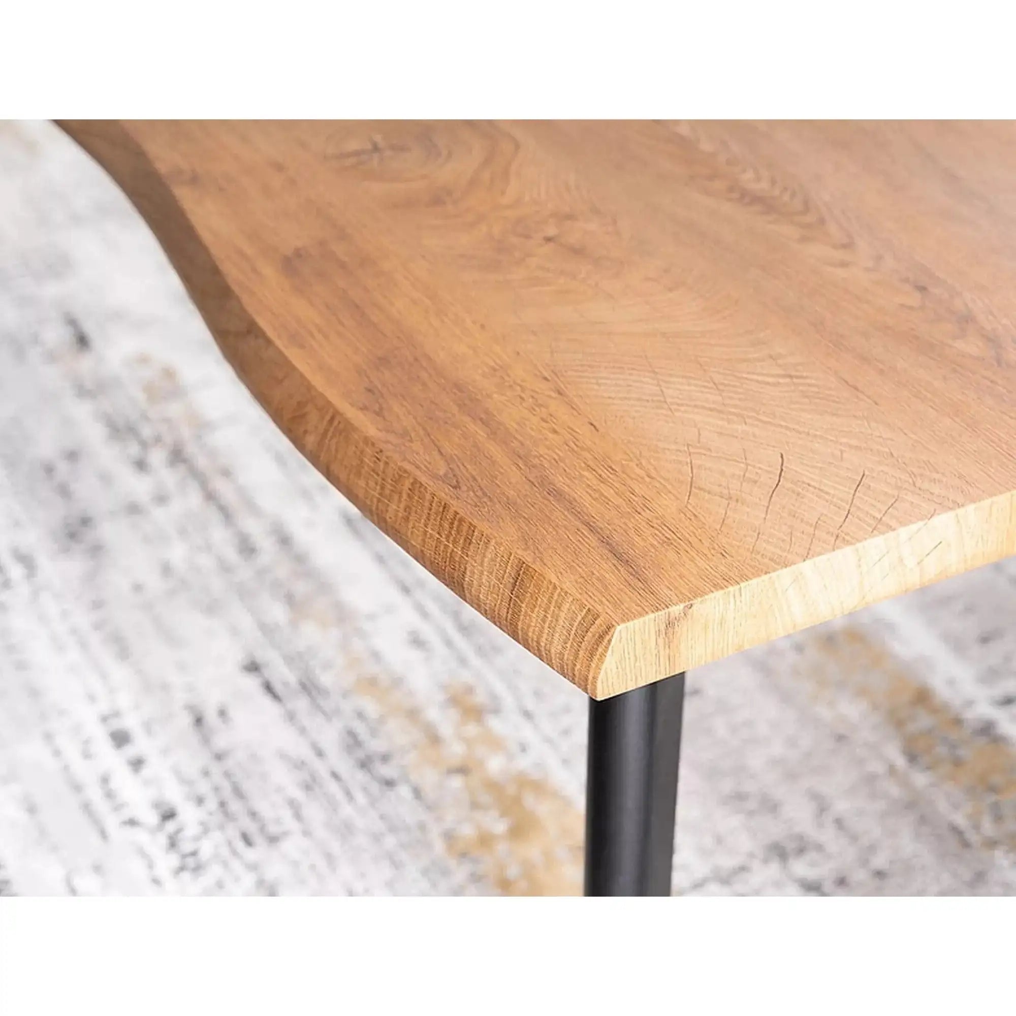 Masa extensibila DETROIT OCN-39414, stejar artisan/negru