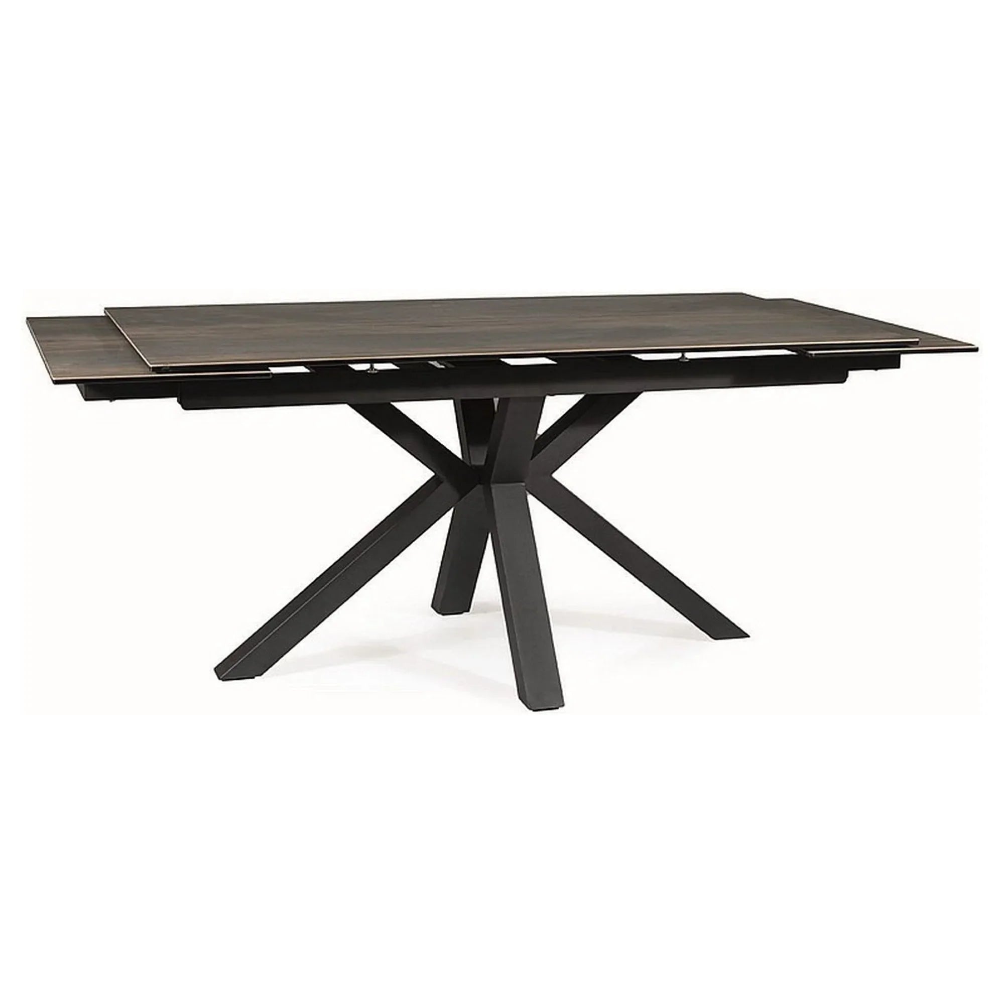 Masa extensibila DETROIT OCN-39416, maro/negru mat