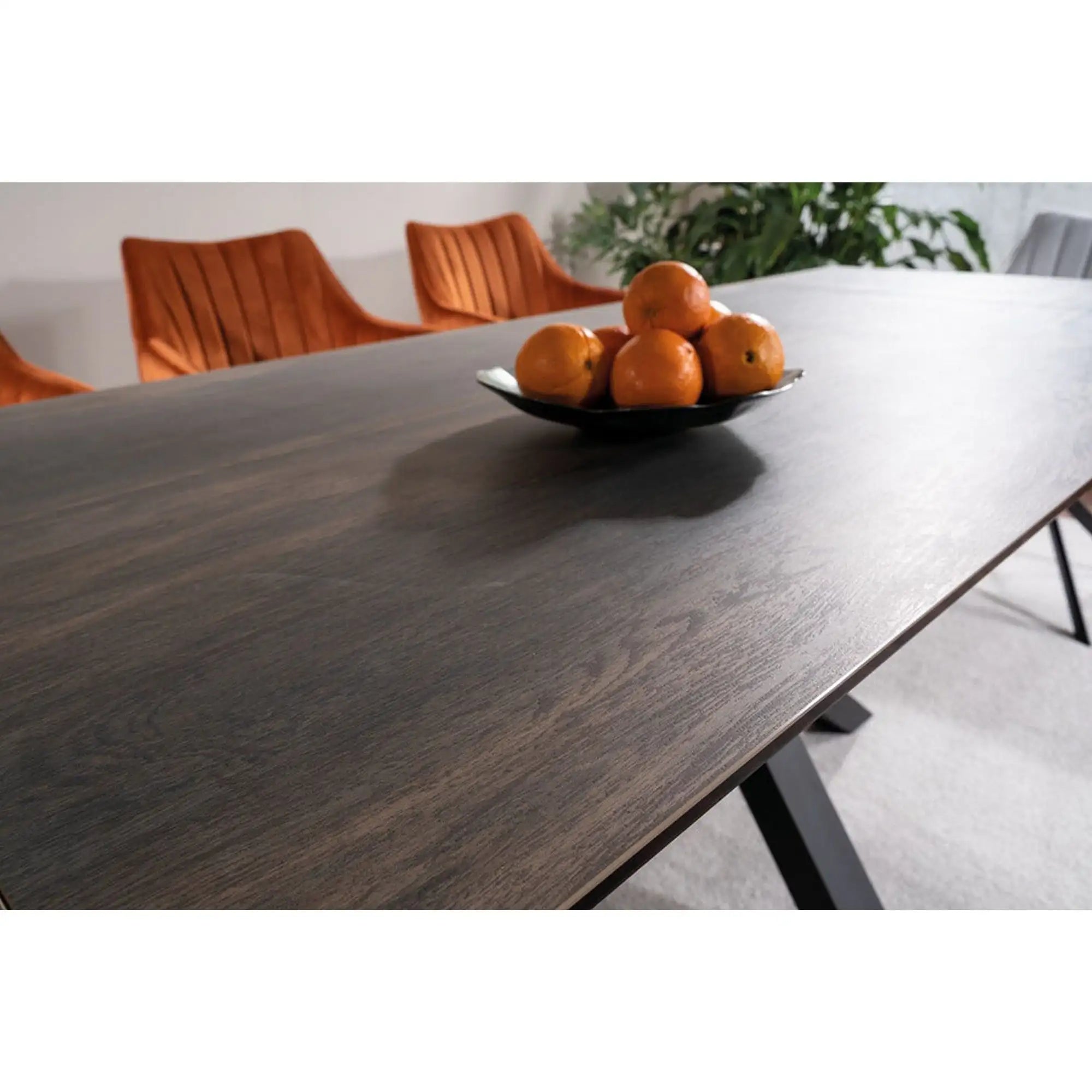 Masa extensibila DETROIT OCN-39416, maro/negru mat