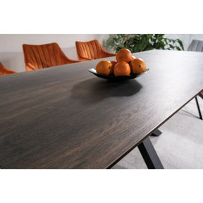 Masa extensibila DETROIT OCN-39416, maro/negru mat