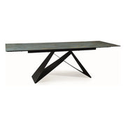 Masa extensibila DETROIT OCN-39418, turcoaz/negru mat