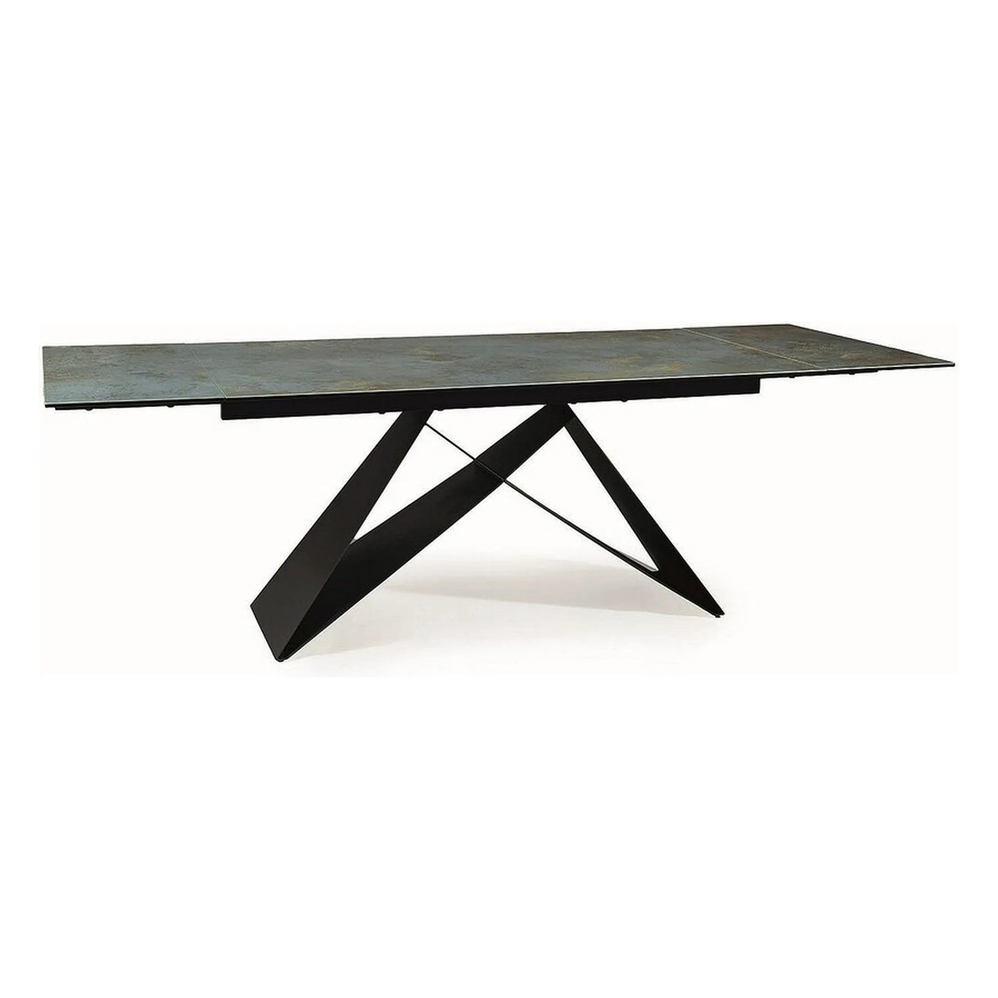 Masa extensibila DETROIT OCN-39418, turcoaz/negru mat