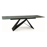 Masa extensibila DETROIT OCN-39418, turcoaz/negru mat