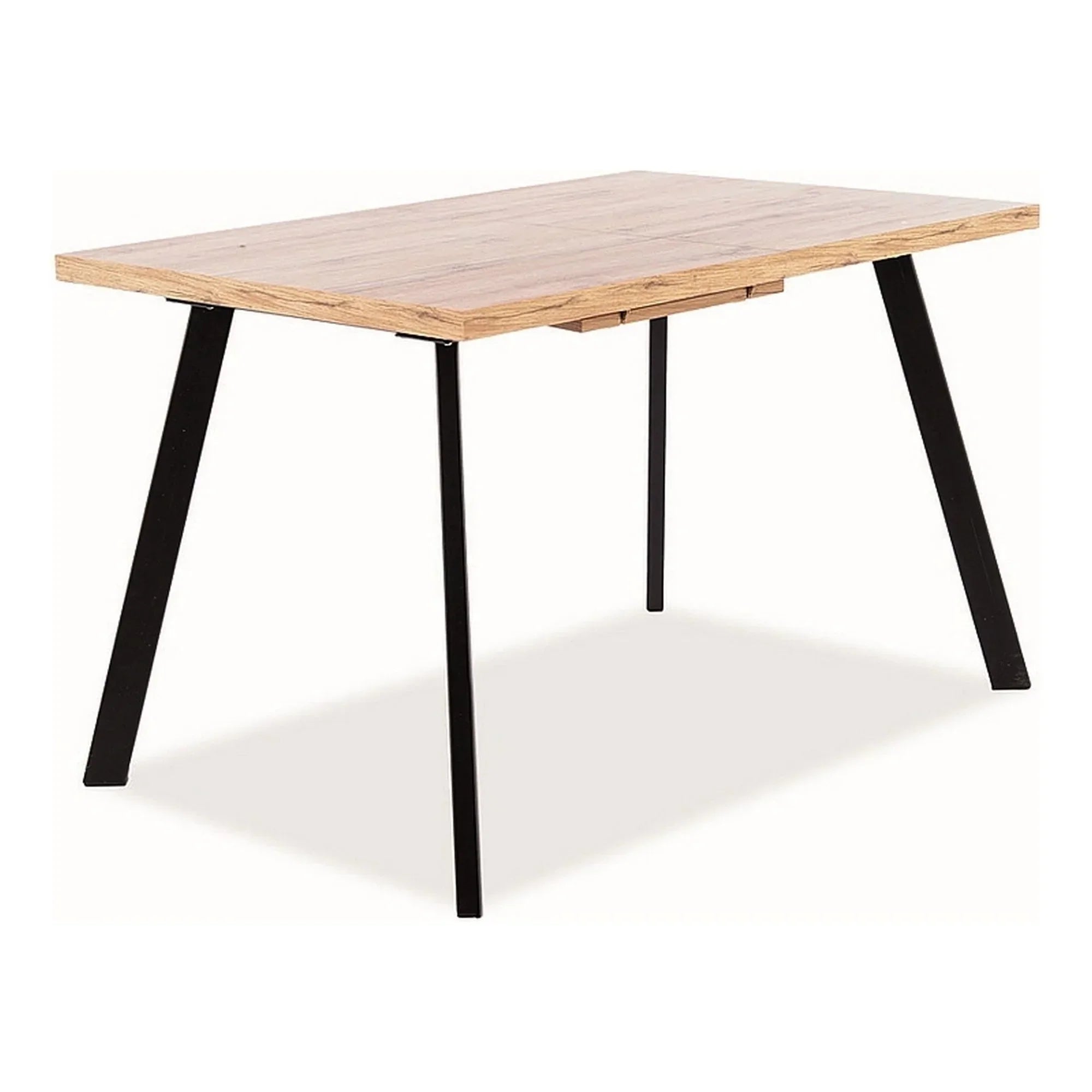 Masa extensibila DETROIT OCN-39420, stejar artisan/negru