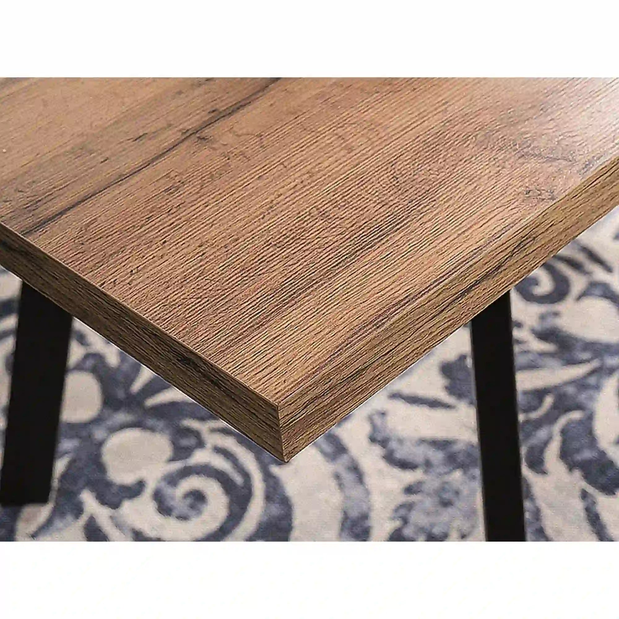 Masa extensibila DETROIT OCN-39420, stejar artisan/negru