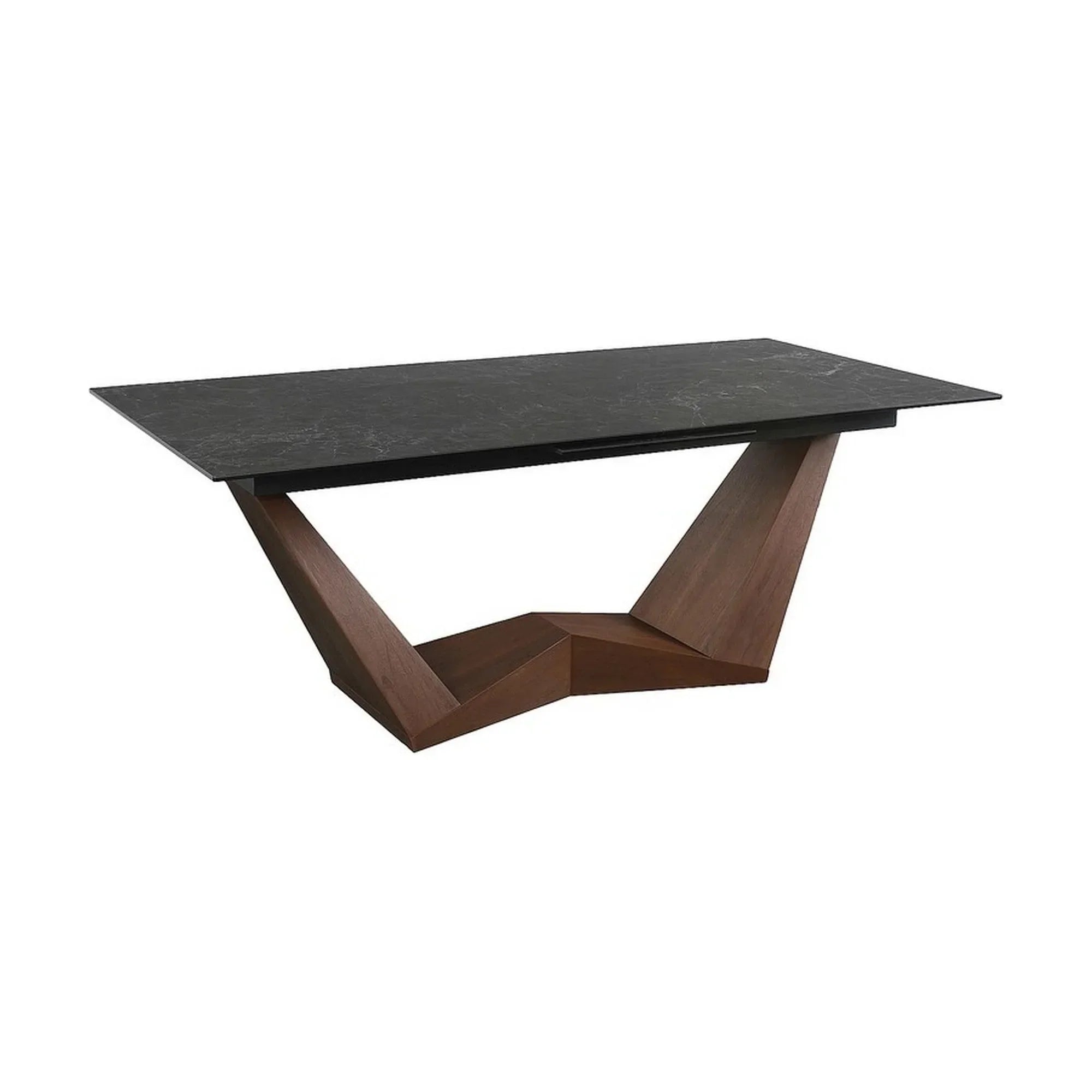 Masa extensibila DETROIT OCN-39421, negru/maro