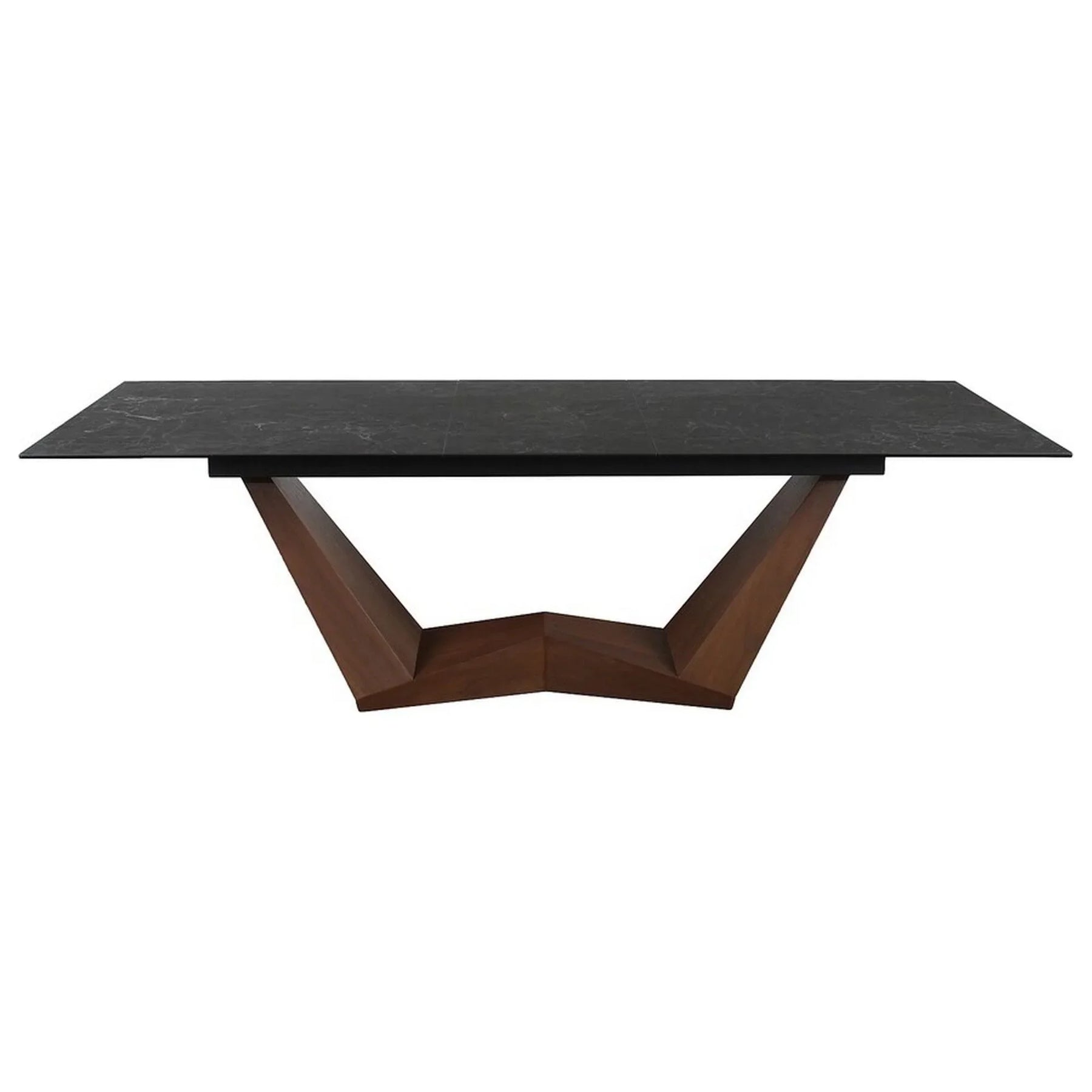 Masa extensibila DETROIT OCN-39421, negru/maro