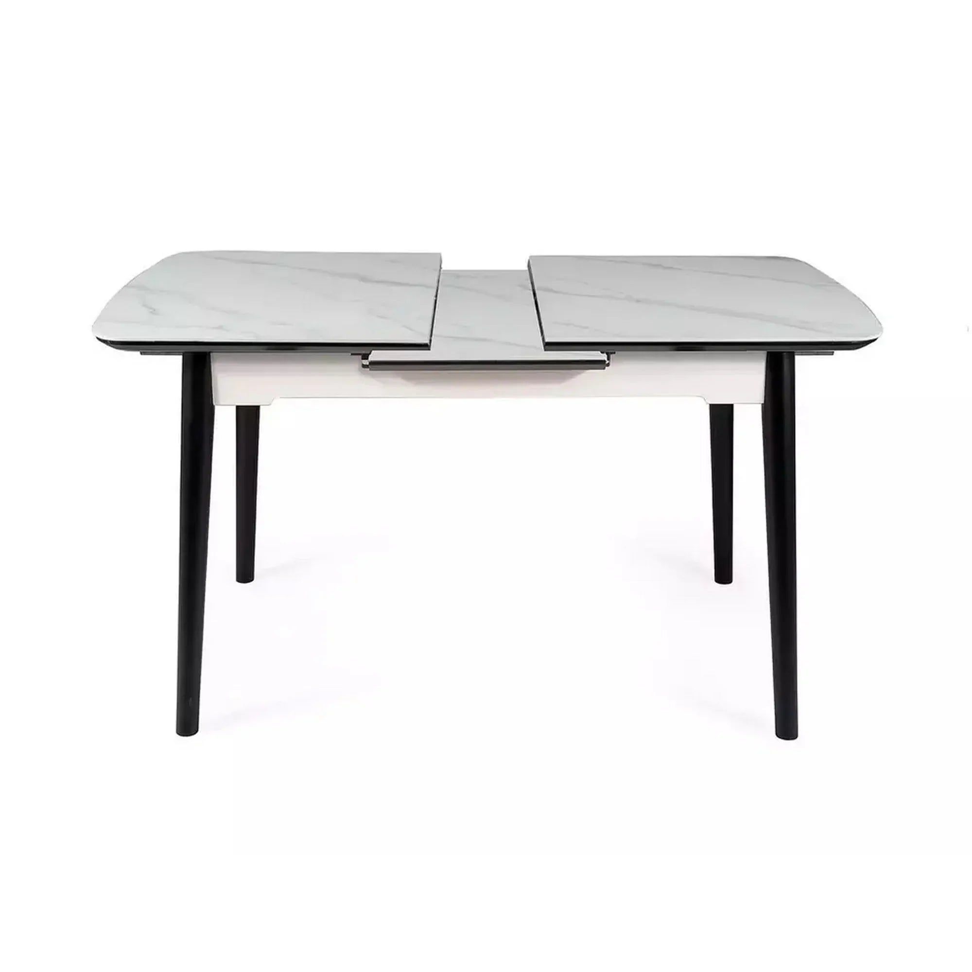 Masa extensibila DETROIT OCN-39422, alb/negru