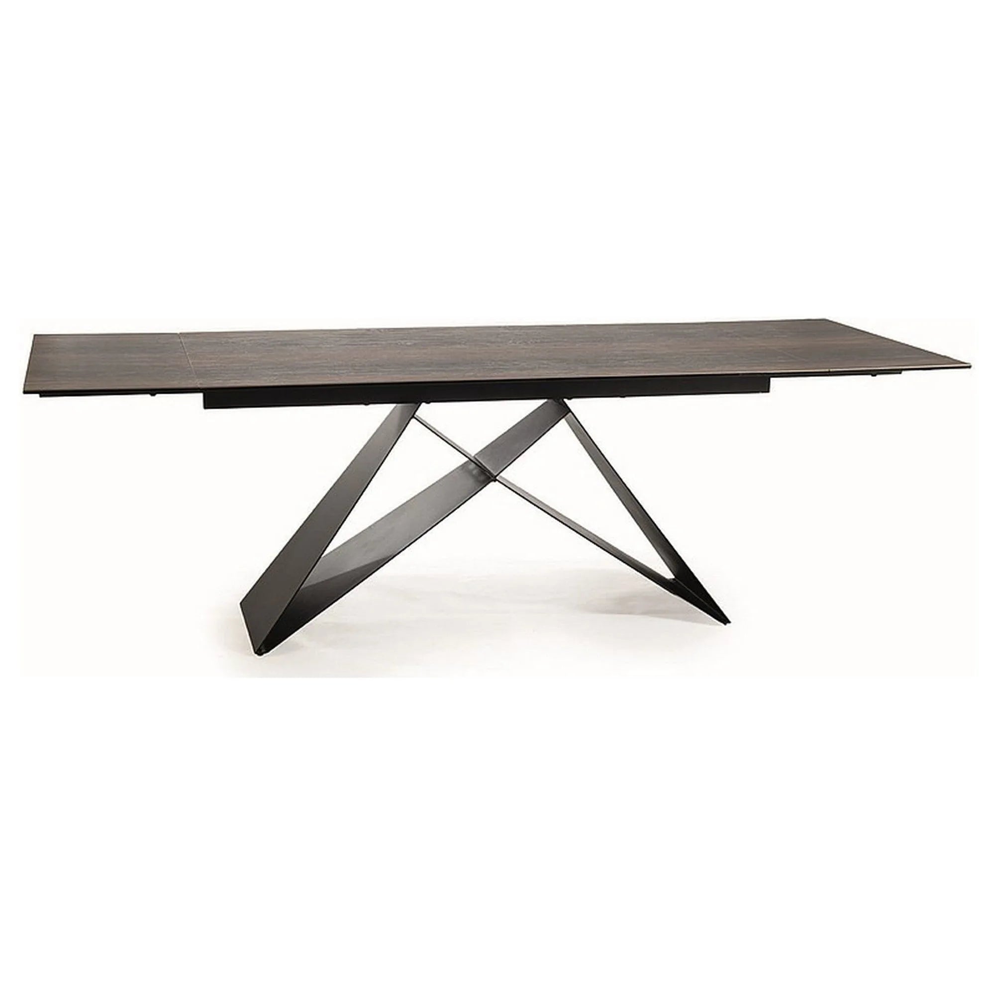 Masa extensibila DETROIT OCN-39427, maro/negru mat