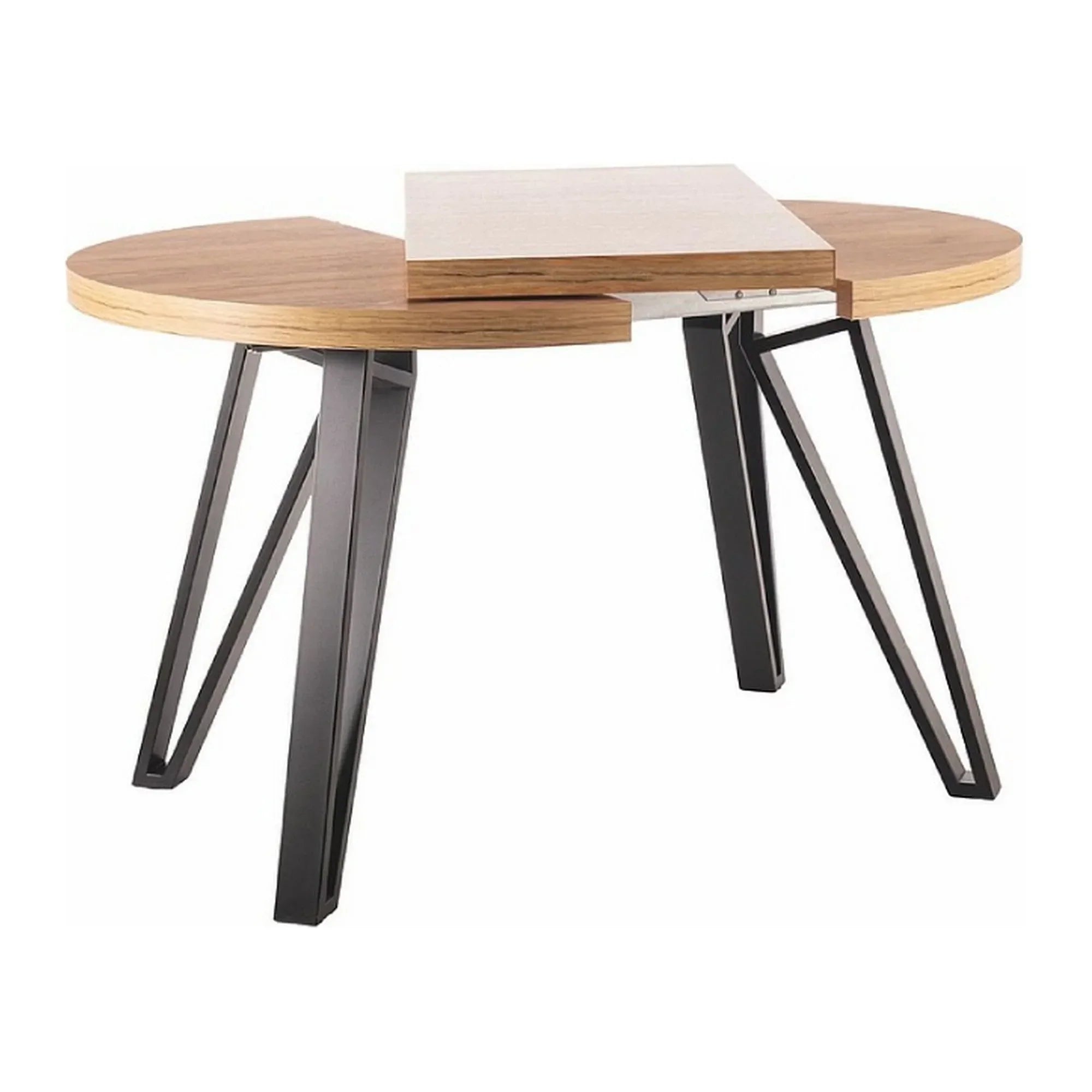 Masa extensibila DETROIT OCN-39430, stejar artisan/negru