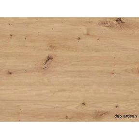 Masa extensibila DETROIT OCN-39430, stejar artisan/negru