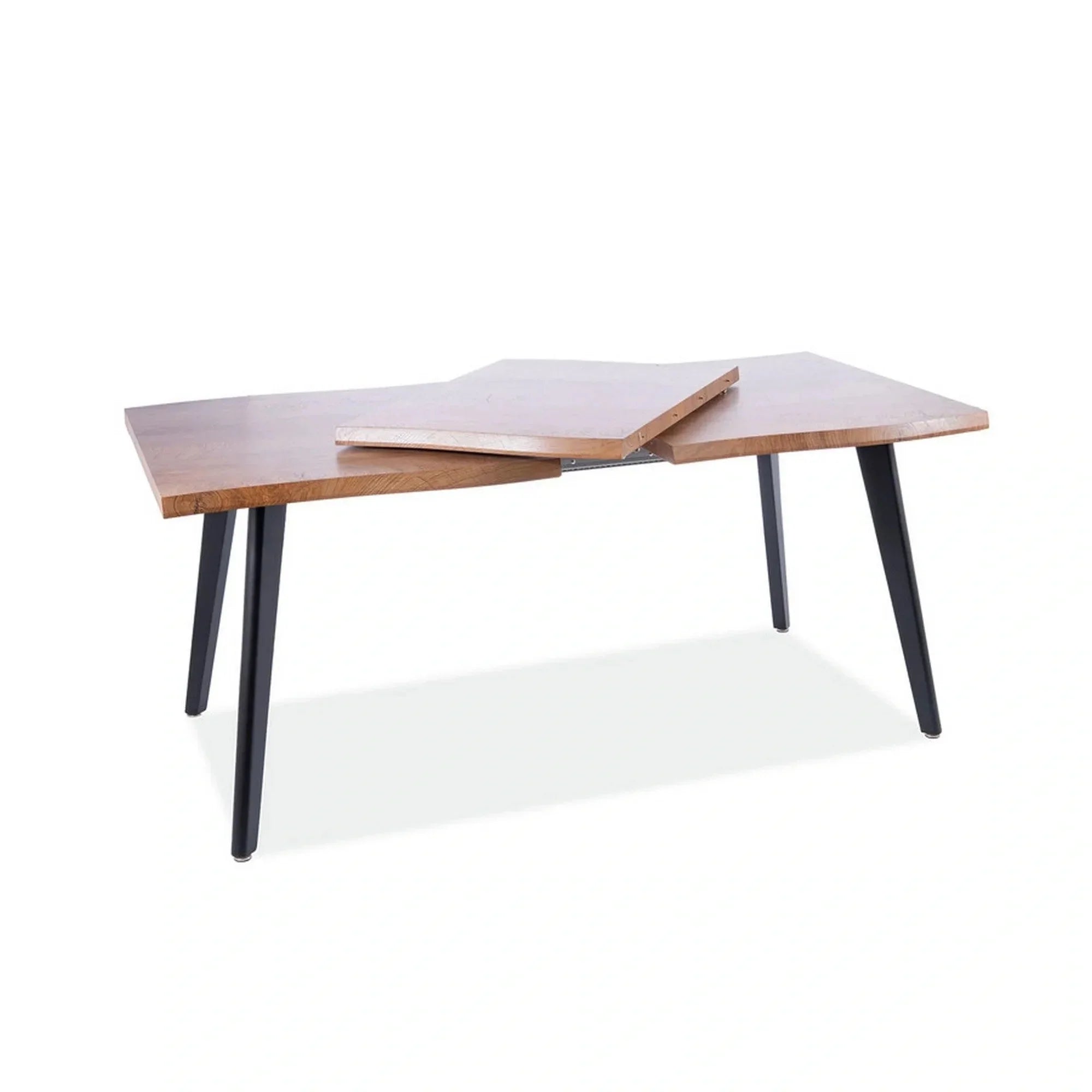 Masa extensibila DETROIT OCN-39434, stejar/negru