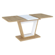 Masa extensibila DETROIT OCN-39455, stejar artisan/alb