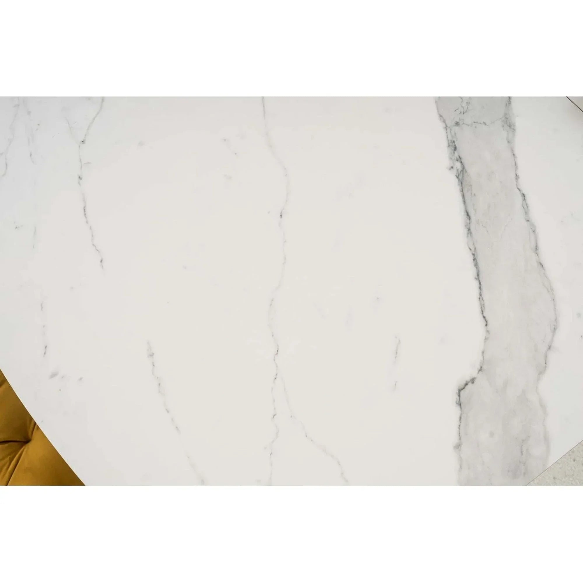 Masa extensibila DETROIT OCN-39464, alb/negru