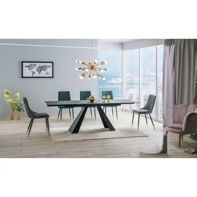 Masa extensibila DETROIT OCN-39480, negru mat
