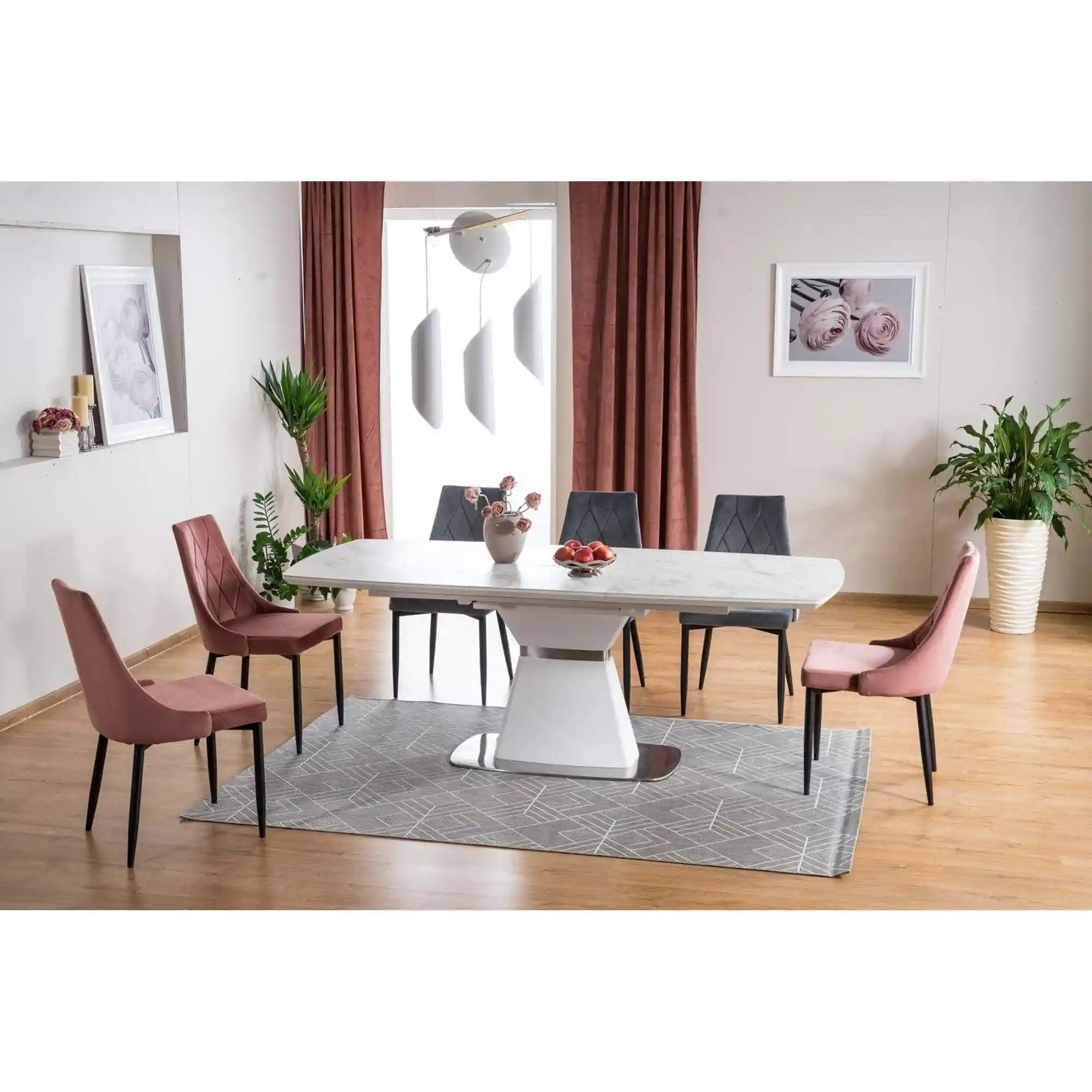 Masa extensibila DETROIT OCN-39481, alb