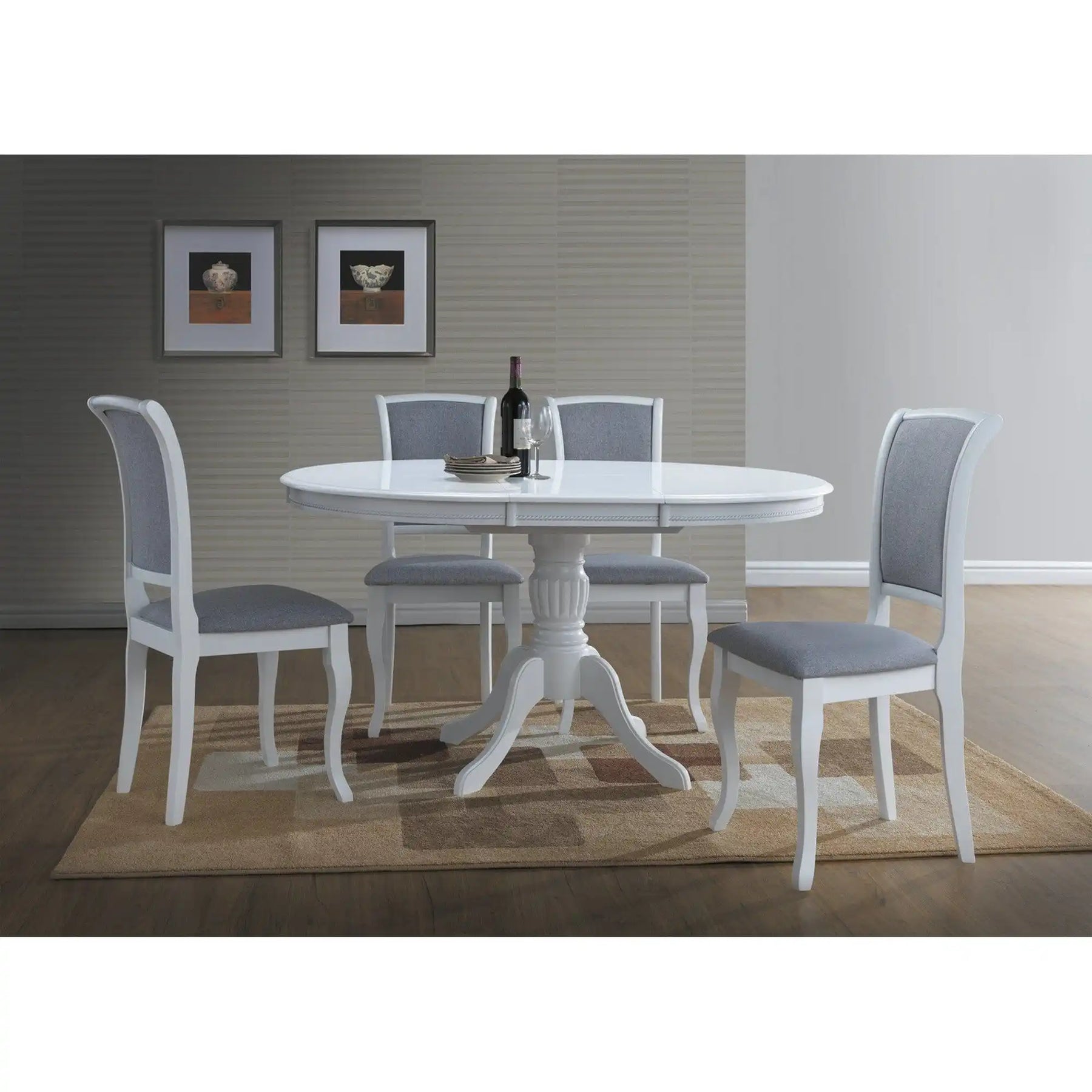Masa extensibila DETROIT OCN-39485, alb