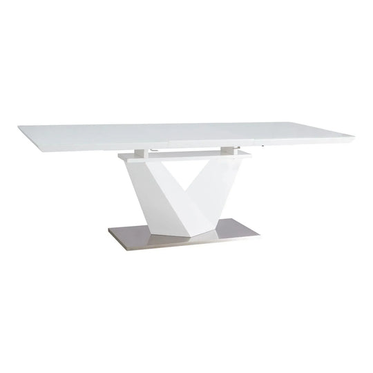 Masa extensibila DETROIT OCN-39497, alb/crom