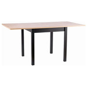 Masa extensibila DETROIT OCN-39549, stejar artisan/negru